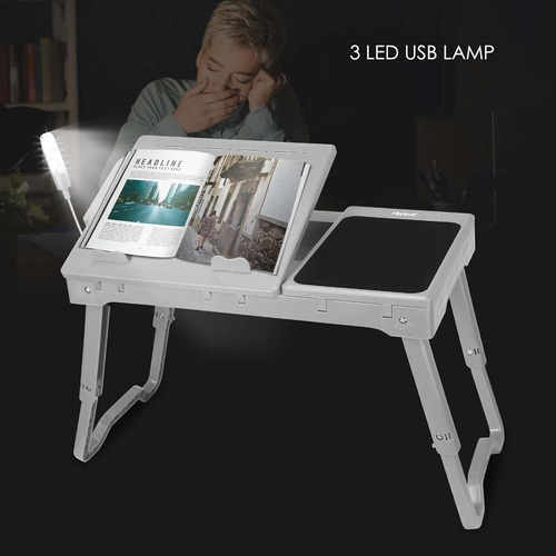 Soporte De Regazo Ajustable Computadora, Mesa De Cama, ...