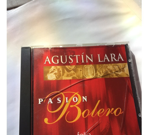 Agustin Lara - Pasion Bolero  - Cd - Disco - Folio
