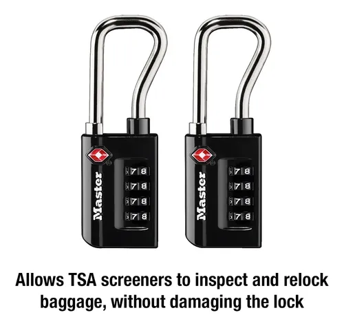 Candado Para Equipaje Master Lock 4696t, Aprobado Por La Tsa
