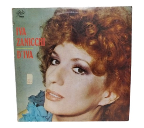 Iva Zanicchi  Diva, Lp La Cueva Musical