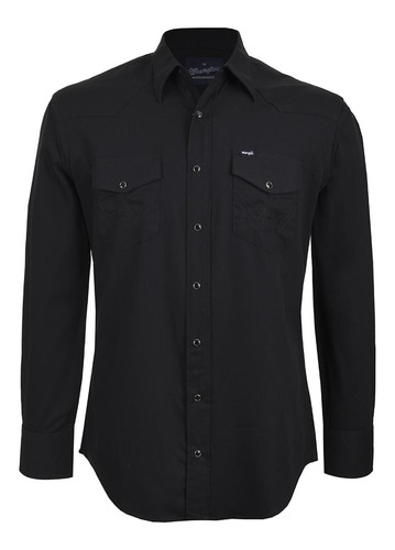 Camisa Vaquera Wrangler Hombre Manga Larga 101