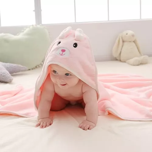 Toalla Baño Bebé Con Capucha,pijama Suave Para Niñas O Niños