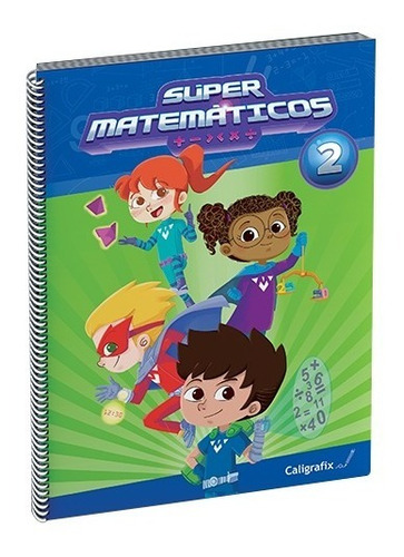 Imagen 2 de 5 de Pack Super Matemáticos N°1 Y N°2 / Caligrafix