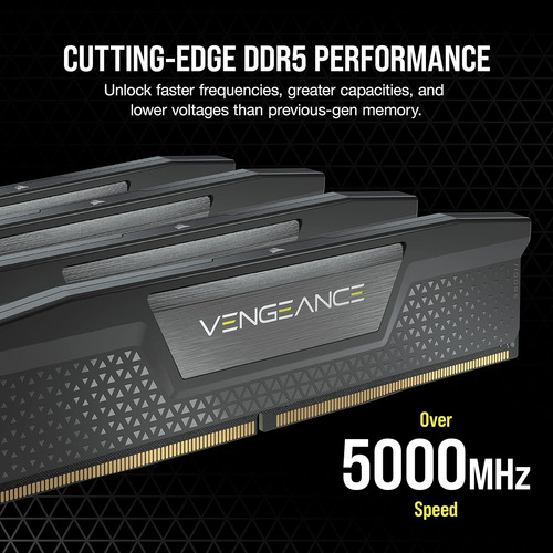 Ram Ddr5 Corsair Vengeance, 32 Gb, 5600 Mhz, Cl40, Intel Xmp