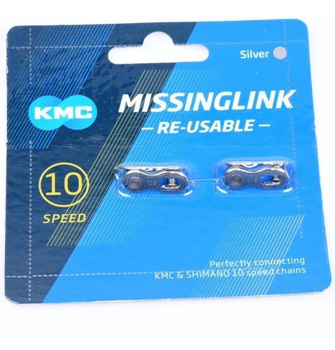 Missinglink Kmc 10v. Silver Reusable Blister X2 Unidades