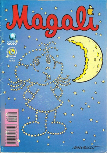 Hq Gibi Magali N° 314 Editora Globo - Sebo Famisc