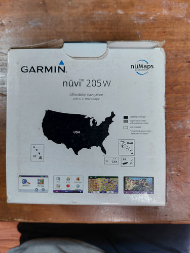 Garmin Nüvi 205w Gps Portátil Negro Argentina/brasil/chile/uruguay (Usado)