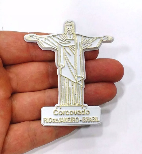 Imã Para Geladeira Cristo Corcovado Rio De Janeiro Brasil