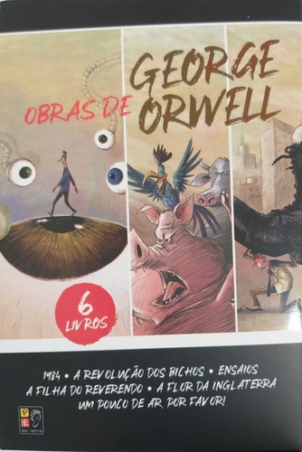 Imagem 2 de 5 de Box 6 Livros George Orwell 1984 A Revolução Dos Bichos + 4