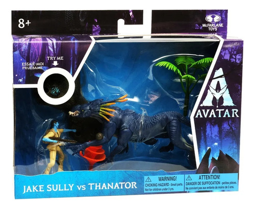 Avatar Pandora Box Jake Sully & Thanator Com Luz - Mcfarlane