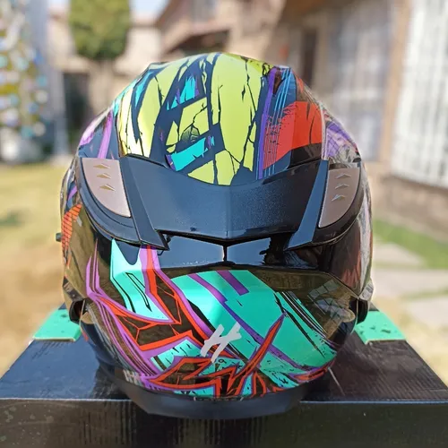 Casco rojo moto mujer clearance