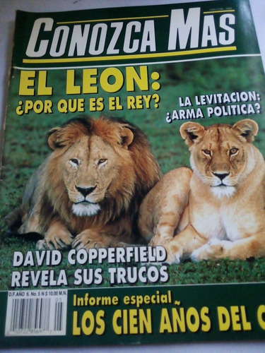 Revista Conozca Más El León Por Qué Es El Rey Año 6 No. 5