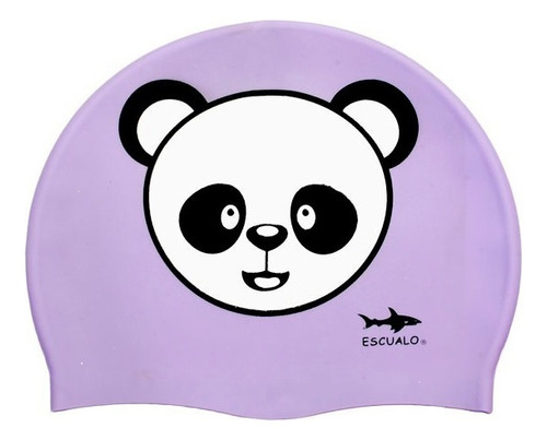 Gorras Natación Adulto Modelo Panda - Escualo Color Lila Talla Unitalla Diseño De La Tela Silicon