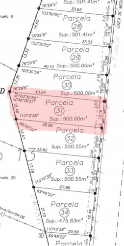 Terreno Nro 31 - 500m2 - R16 - Lago Puelo - Loteo Sol Del Currumahuida