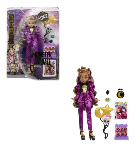 Muñeca Monster High Monster Ball Clawdeen Wolf 