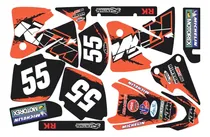 Comprar Kit Adesivo Moto Cross Trilha Ktm Exc 2002 0,20mm Lm047 Cor ADESIVO KTM EXC 125 200 250 300 380 400 520 1998 1999 2000 2001 2002