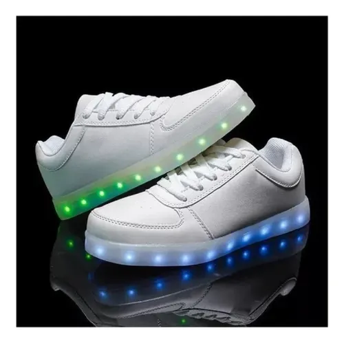 . Nuevo Zapato De Luz Led Deportivo Luminoso De Carga Usb