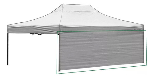 Pared Gazebo 4,5x3 Cobertor Recubrimiento Lateral Kushiro