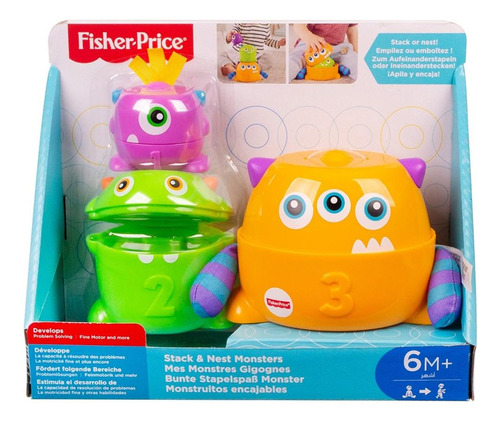 Monstruo Apilables - Didactico - Fisher Price