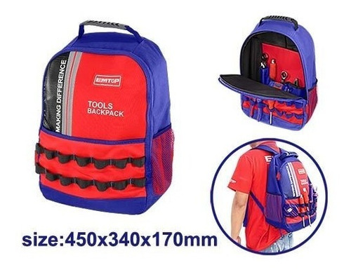 Morral Bolso Herramientas 20 Kg Emtop