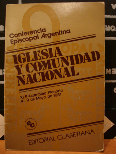 Iglesia Y Comunidad Nacional Conferencia Episcopal Argentin
