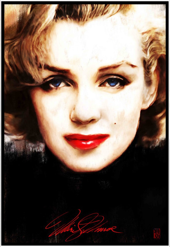 Cuadro Premium Poster 33x48cm Marilyn Monroe