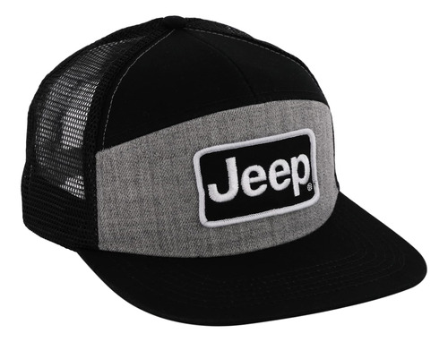 Jeep Premium 7 Panel Flatbill Snapback Patch Logo Sombrero P