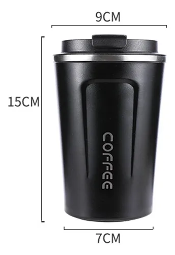 Taza De Café De Viaje Con Aislamiento A Prueba De Fugas, 380