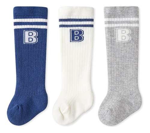 3 Pares Calcetines Para Bebé Niñas Niños,bebés Calcetines