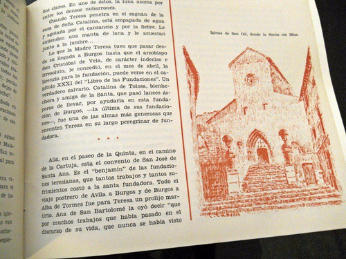 Folleto De Celebraciones En Burgos Iv Centenario Sta Teresa
