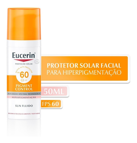 Sun Pigment Control Fps60 Protetor Solar Facial 50ml Eucerin