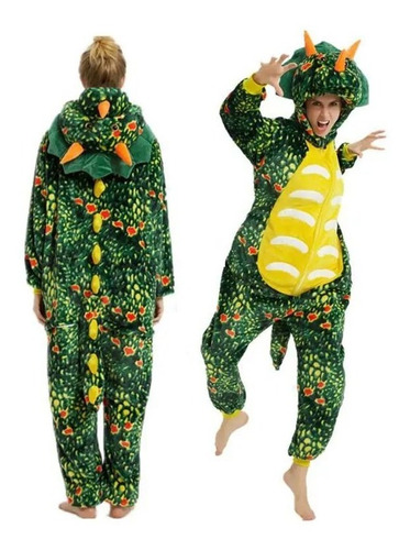 Pijama Enterito Dinosaurio Triceratop Kigurumi Disfraz Sr7