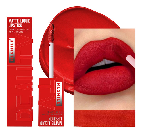 Brillo De Labial Mate Plump Lip Gloss Deluxe Larga Duración