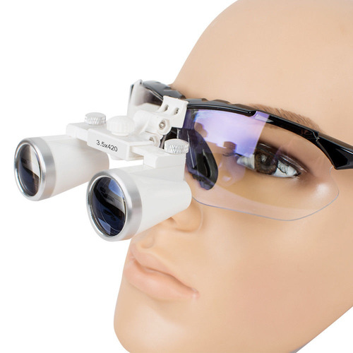 Gafas Lupa 3.5x420 Quirurgico Con Led