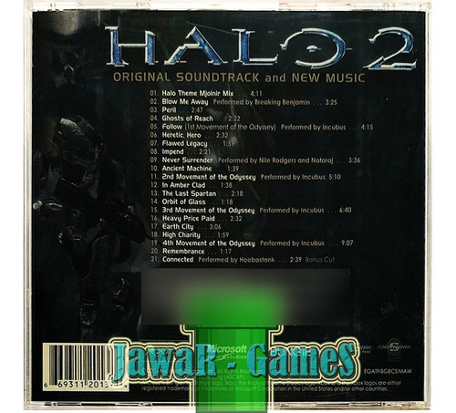 Halo 2 Original Soundtrack And New Music - Volume One Xbox (Usado)