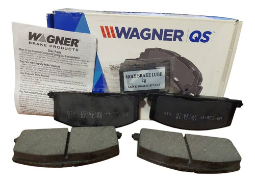 Pastillas Freno Toyota Corolla 86/02 Starlet Wagner Ceramica