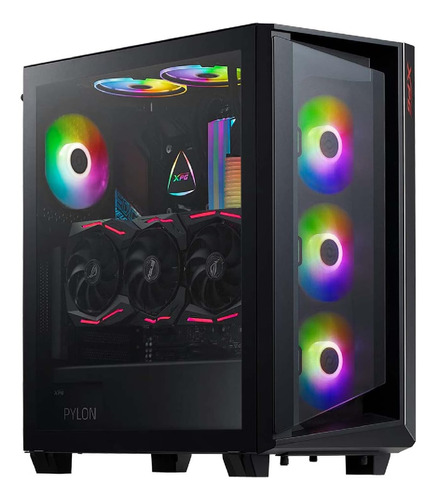 Case Mid Tower Xpg Cruiser Panel De Vidrio Argb