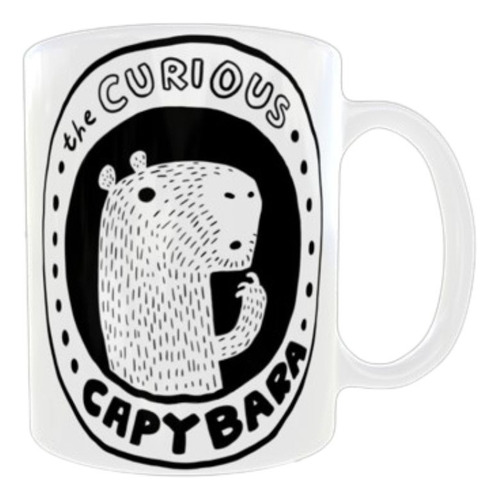 Mug Taza 11 Onz Chigüiro-capibara The Curious Capybara
