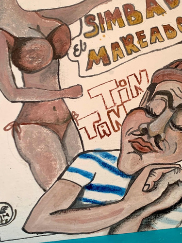 Vintage Dibujo Tun Tan Simbad El Mariado (Usado)