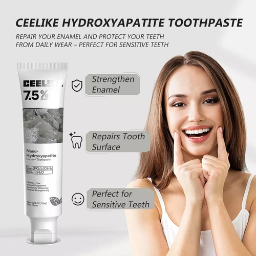 Pasta De Dientes Con Hidroxiapatita Ceelike, Protección Avan