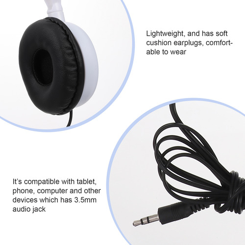 Auriculares Plegables De 1 Pieza, Montados En La Cabeza, Con