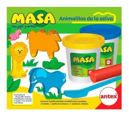 Antex Masa Para Modelar Animalitos De La Selva 2120