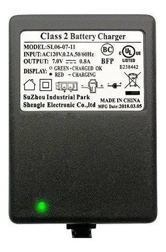 6v A 7v Power Wheels Square Cargador Bmx X6 Wall Charger Kid