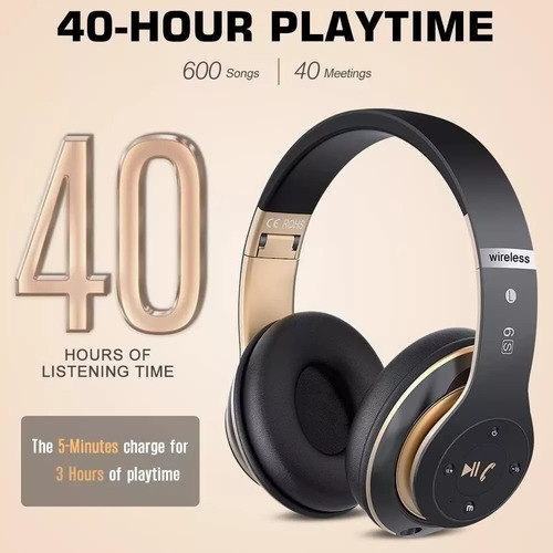 Audifonos Diadema Inalambricos Bluetooth Con Mic