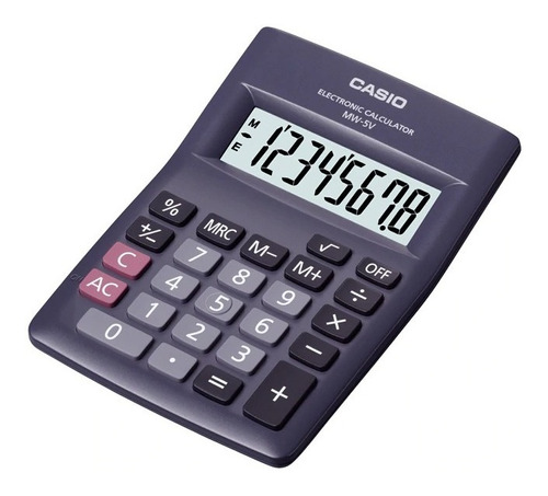 Calculadora Casio Mw-5v | Papelería Rayuela