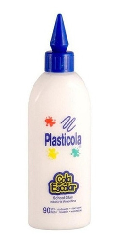 Adhesivo Vinilico Plasticola Cola Blanca Escolar 90gr