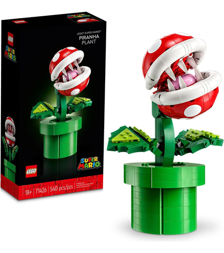 Lego Super Mario - Planta De Piraña, Construye