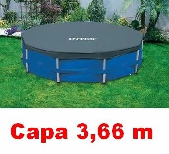 Capa Protetora Intex 366 Cm Tampa Piscina Estrutural Redonda