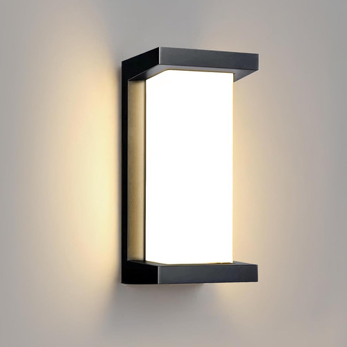 Lámpara Led Exterior 20w Moderna Aplique Pared Ip65 Impermea