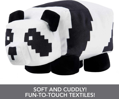 Peluche Mattel Minecraft Basic Panda Para Niños Mayores De 3